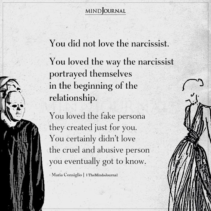 You Did Not Love The Narcissist