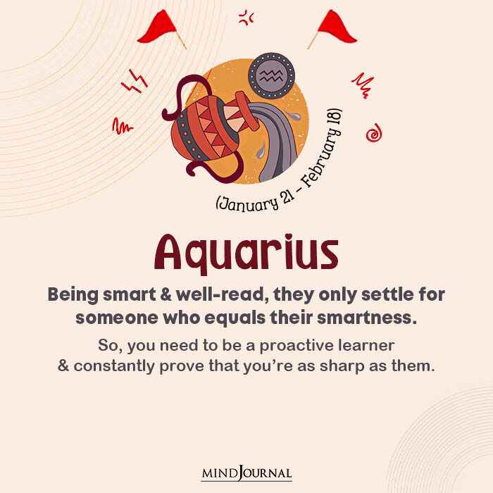 zodiac red flags Being smart well read