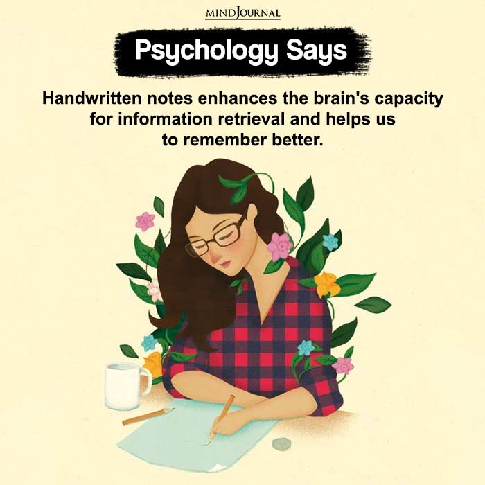 Handwritten Notes Enhances The Brain’s Capacity