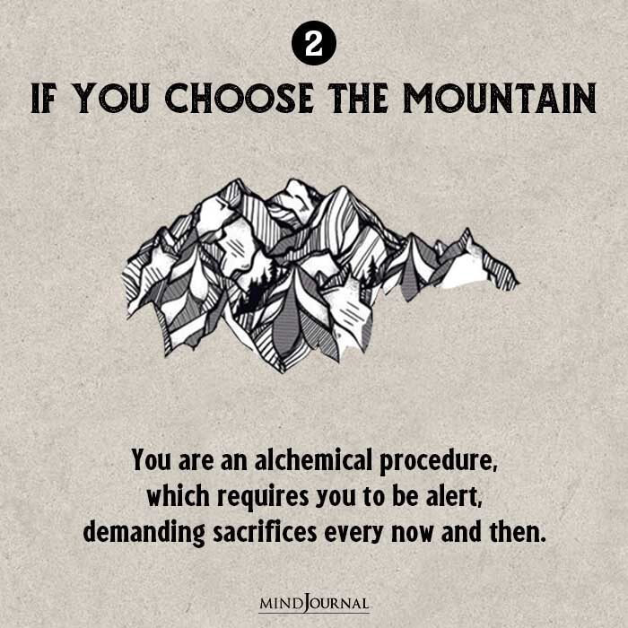 shadow self test - If you choose the mountain