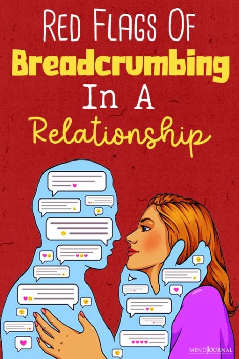 Red Flags Of Breadcrumbing In A Relationship pin
