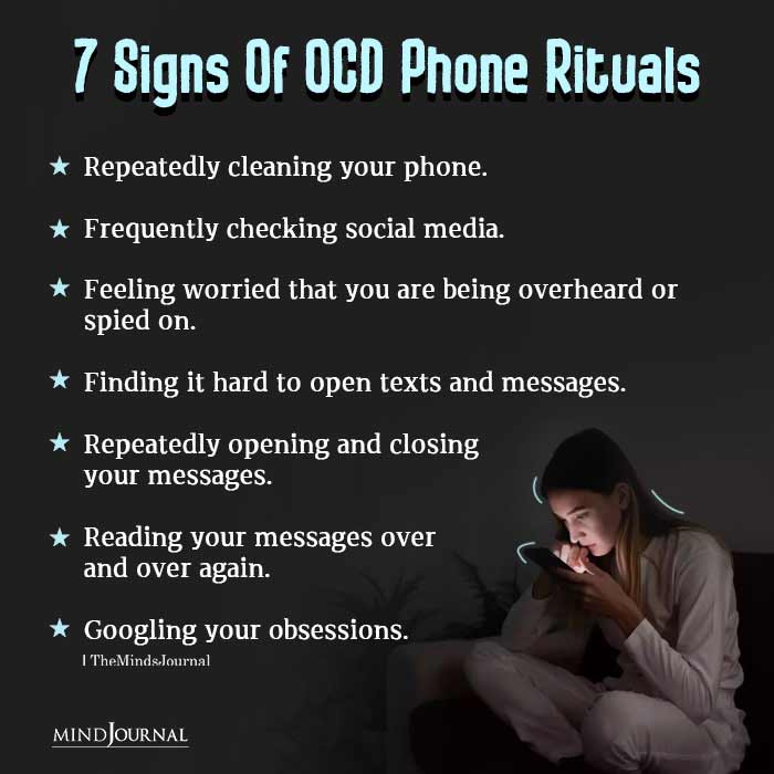 7 Signs Of OCD Phone Rituals - Mental Health Quotes