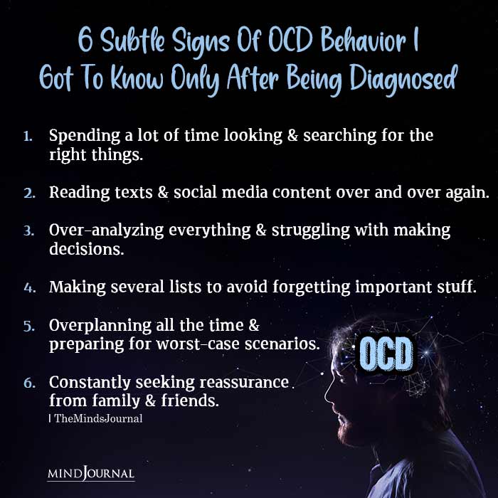 Subtle Signs Of OCD Behavior I Got To Know Only After Being Diagnosed