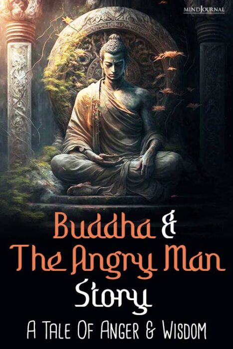 The Buddha And The Angry Man Story pin