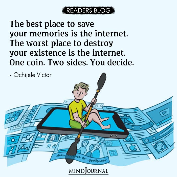The best place to save your memories is the internet