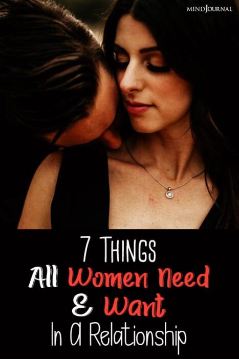 Things All Women Need In A Relationship pin