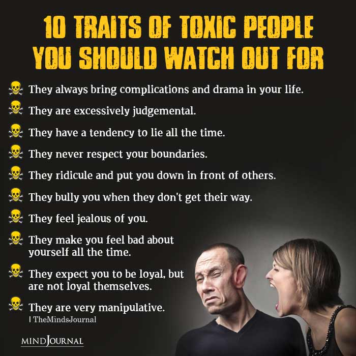 Traits Of Toxic People You Should Watch Out For