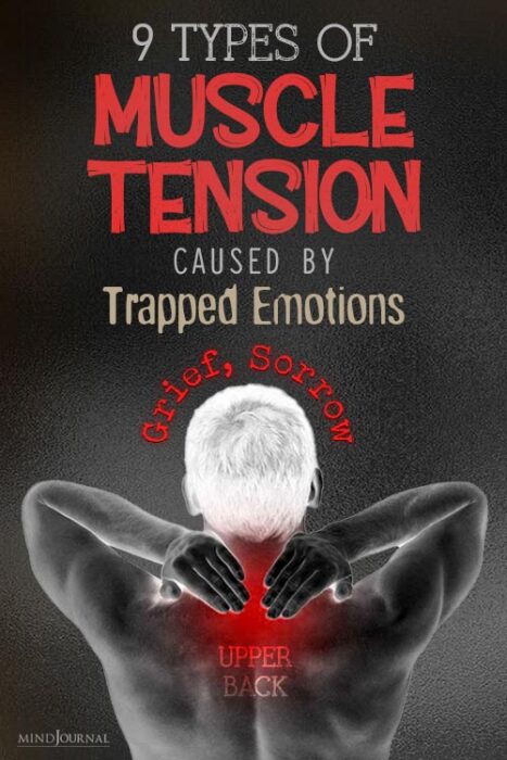 muscle tension caused by trapped emotions