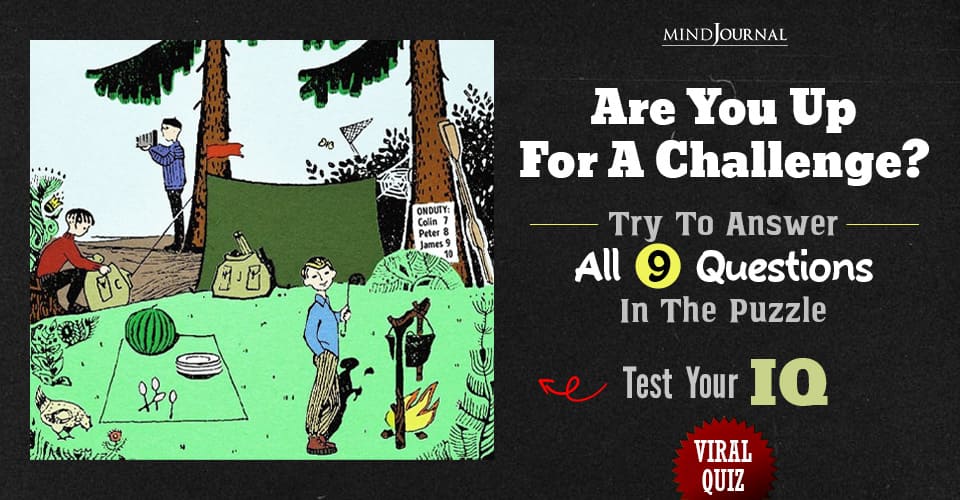 Are You Up for the Challenge? Try to Answer All 9 Questions in the Campsite Puzzle and TEST Your IQ