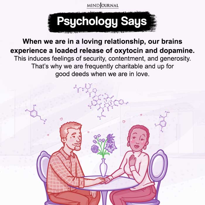 When We Are In A Loving Relationship, Our Brains Experience A Loaded Release Of Oxytocin And Dopamine