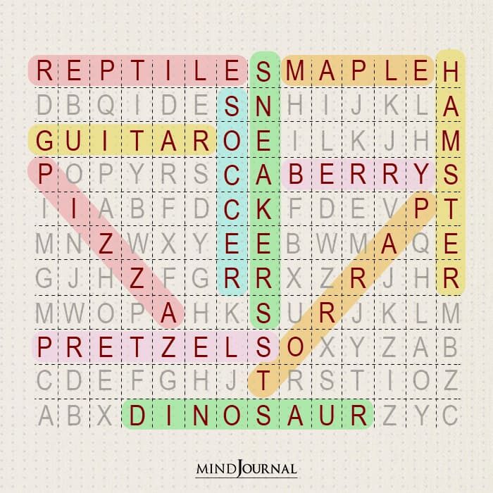 Word Search Puzzle Challenge Your Skillsinternal answer