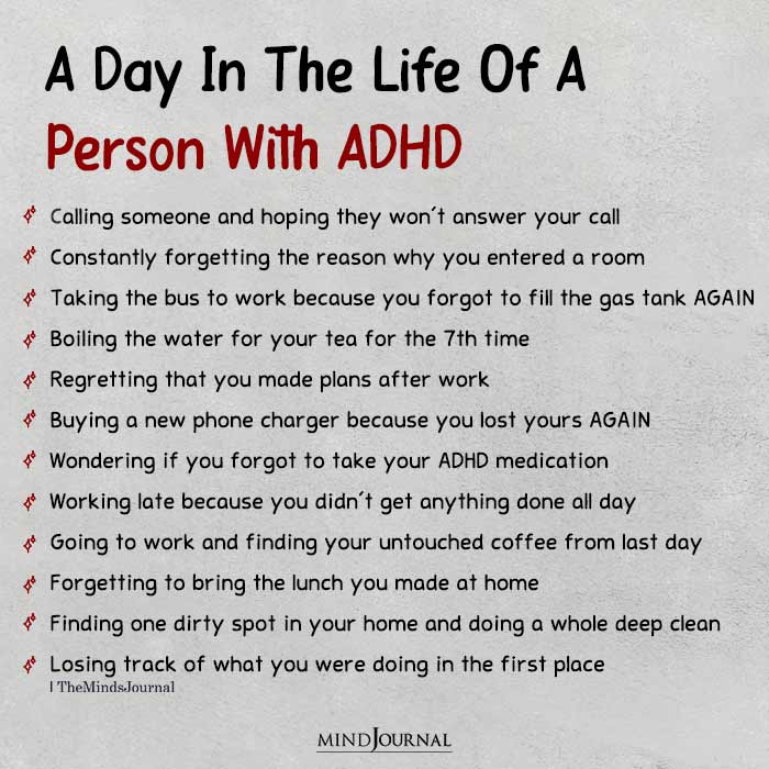 A Day In The Life Of A Person With ADHD
