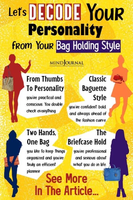 way you carry your bag