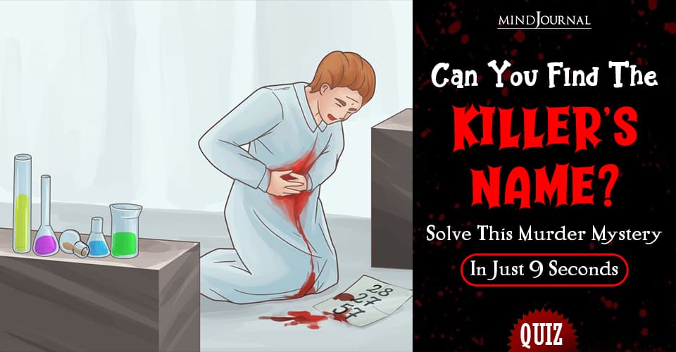 Can You Find The Killer's Name Seconds Mystery Challenge