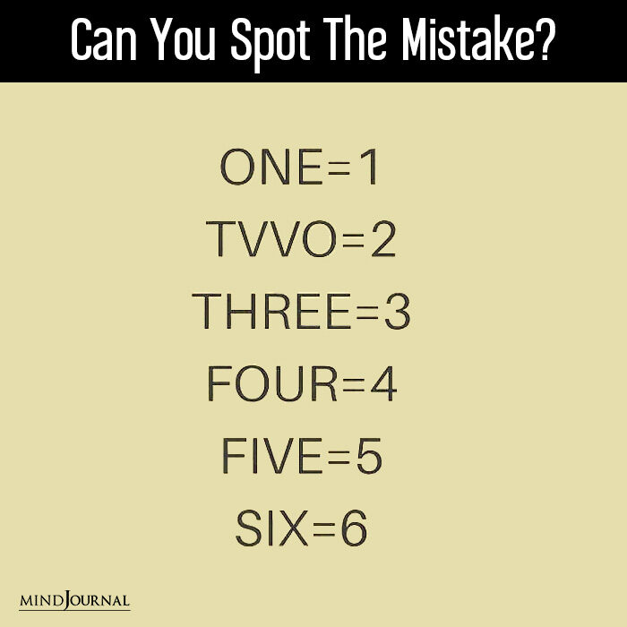 Can You Find Mistake In Picture Second Challenge four