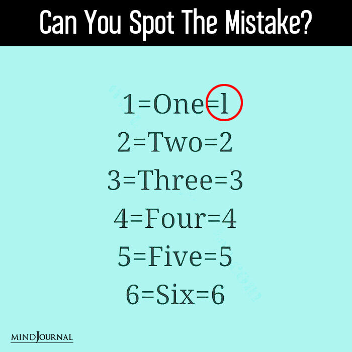 Can You Find Mistake In Picture Second Challenge three answer