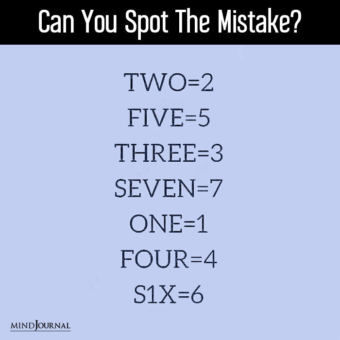Can You Find Mistake In Picture Second Challenge two