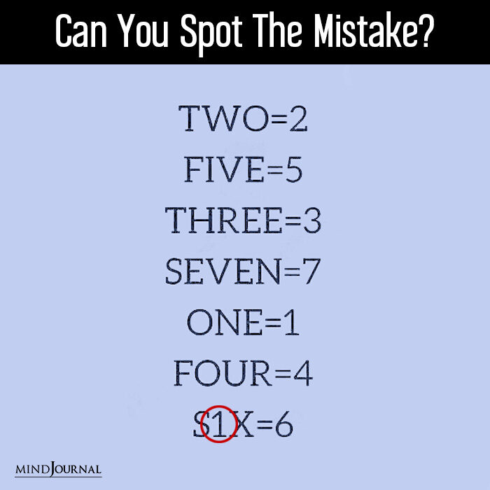 Can You Find Mistake In Picture Second Challenge two result