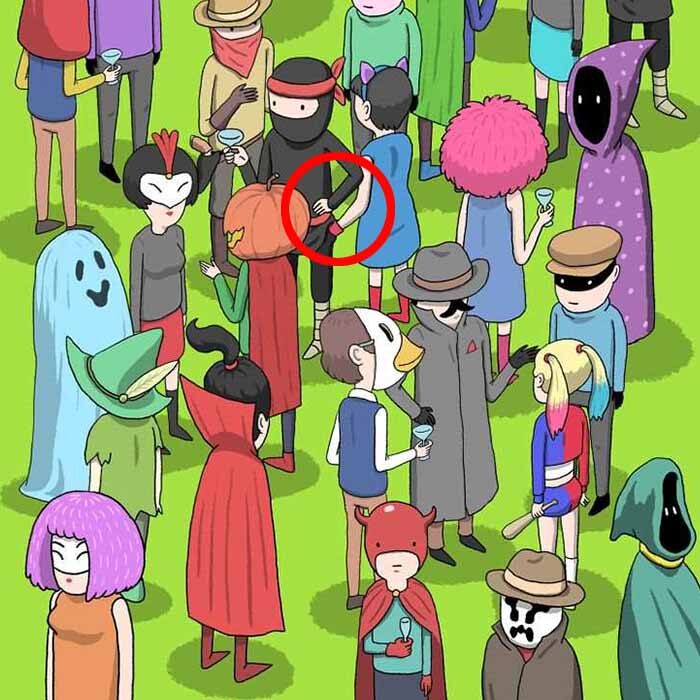 Can You Spot the Thief In This Costume Party answer