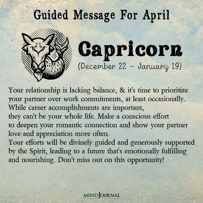 Capricorn April Spiritual Guidance and Channeled Messages