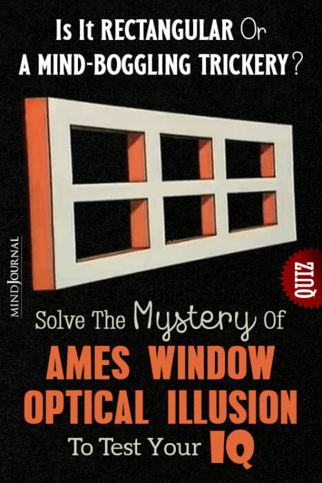 ames window optical illusion