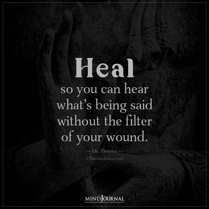 Heal So You Can Hear Whats Being Said
