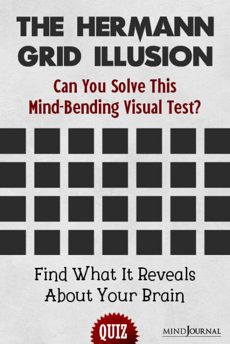 The Hermann grid optical illusion