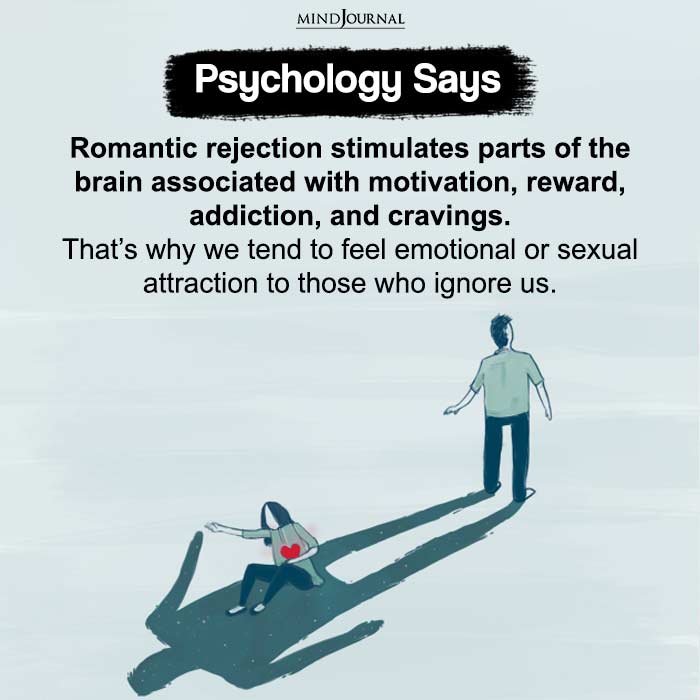 Romantic rejection stimulates parts of the brain