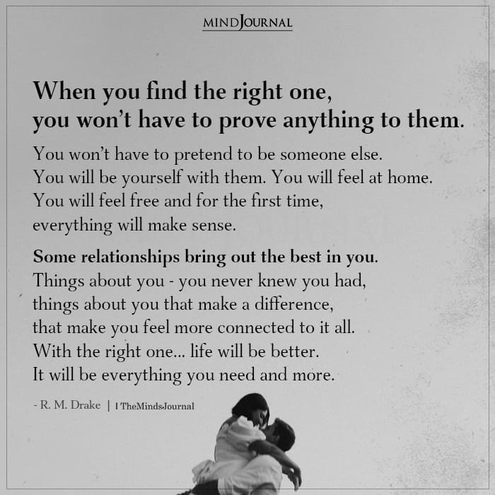 Some Relationships Bring Out The Best In You