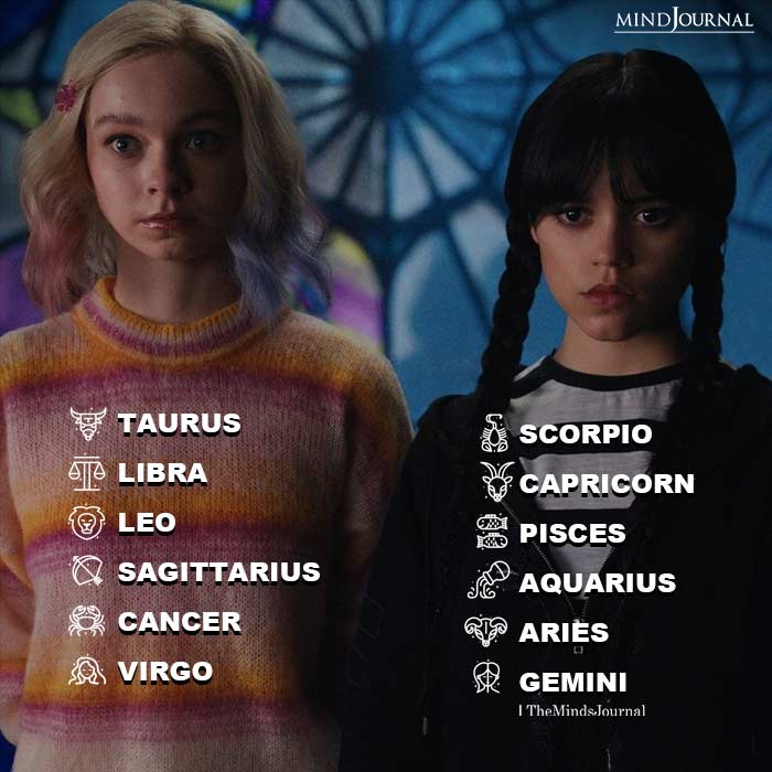 Zodiac Signs Who Are Enid And Wednesday
