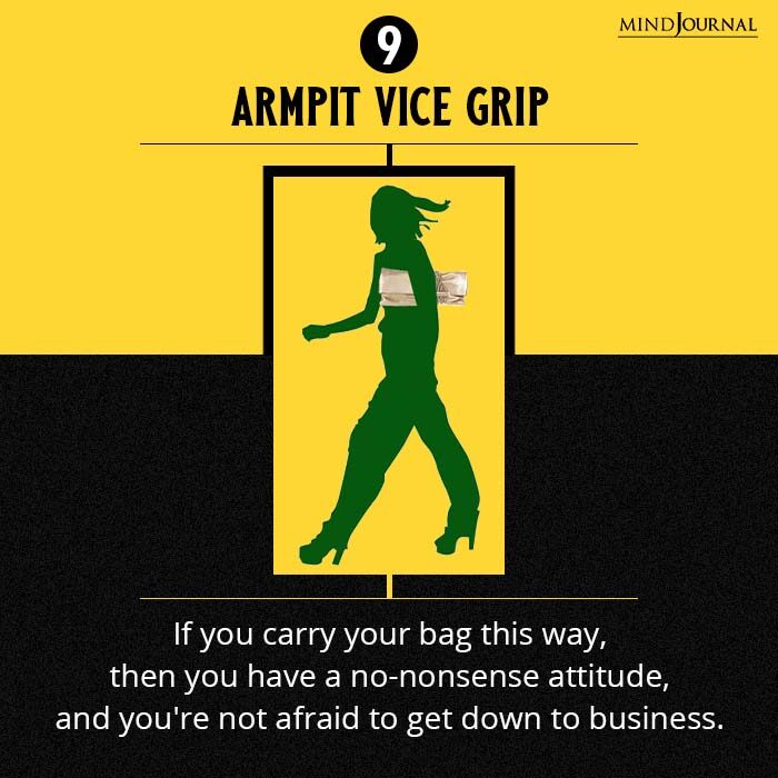 bag holding style Armpit Vice Grip