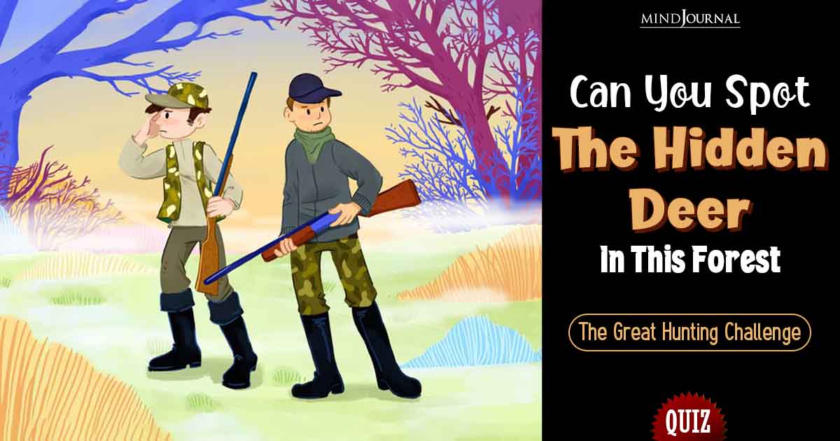 The Great Hunting Challenge: Can You Spot The Deer Hidden In The Forest Under 4 Seconds?
