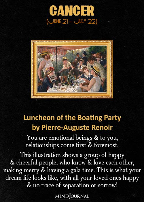 Cancer Luncheon of the Boating Party by Pierre Auguste Renoir