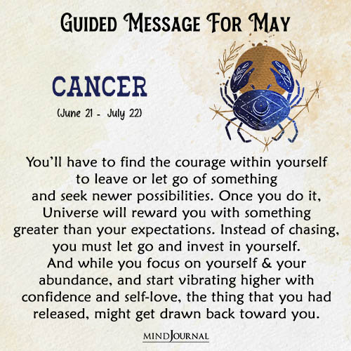 Cancer Youll have to find the courage
