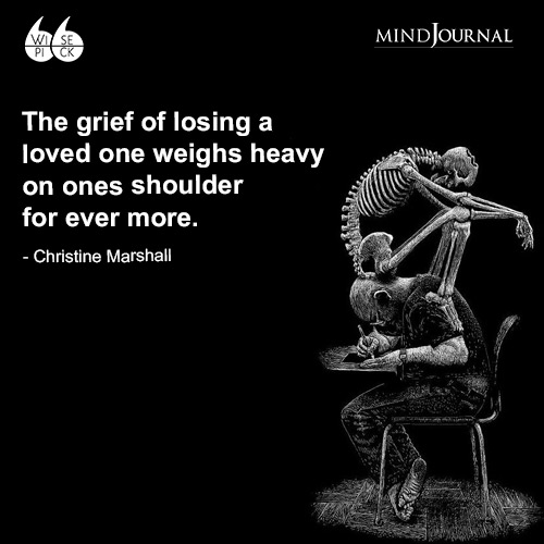 Christine Marshall The grief