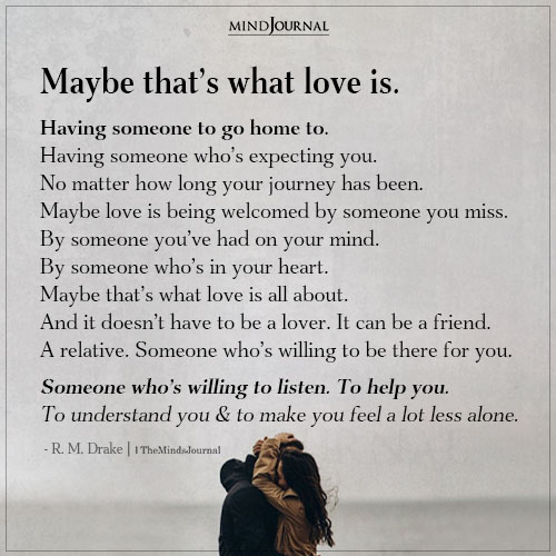 Maybe That’s What Love Is