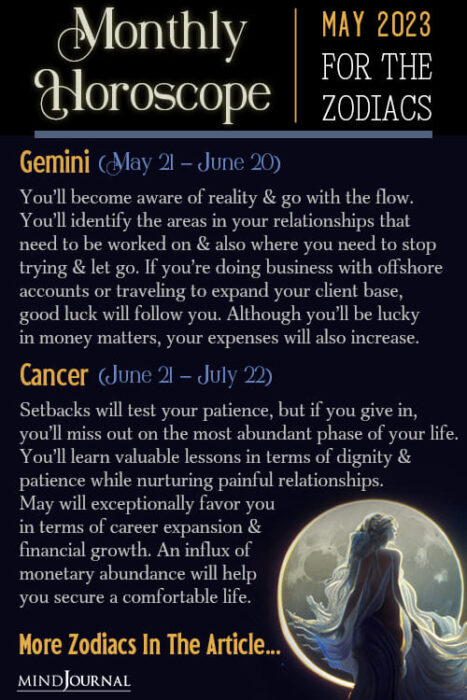 May monthly horoscope

