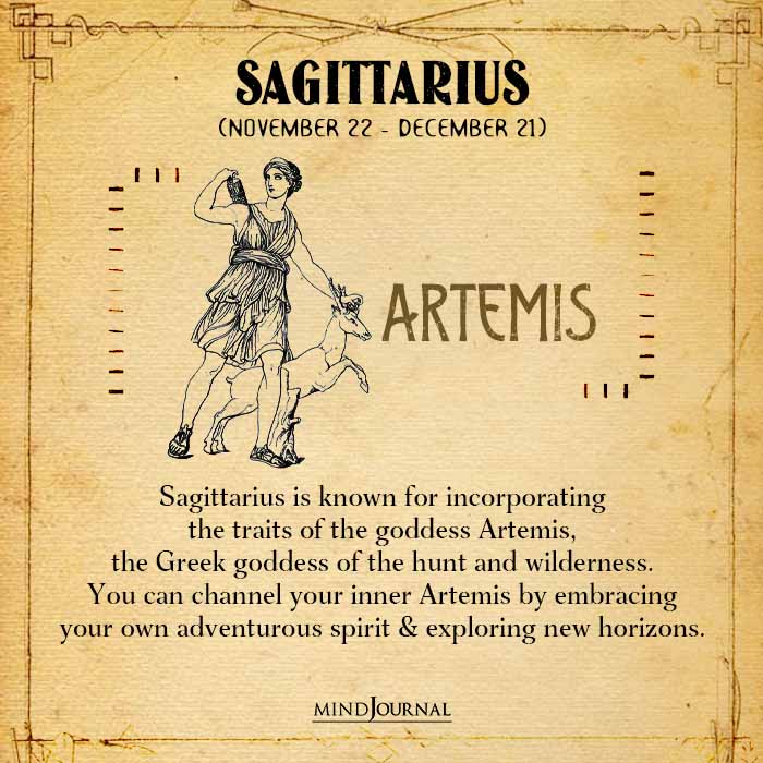 Sagittarius is known for incorporating