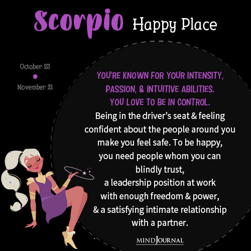 Scorpio Youre known for your intensity