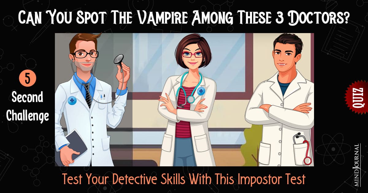 Can You Unmask The Vampire In Time? Test Your Abilities With The Spot The Vampire Quiz!