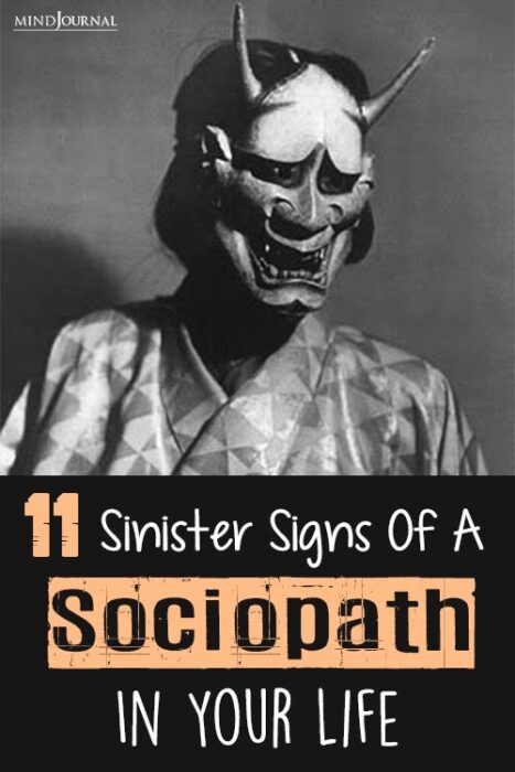 11 signs of a sociopath
