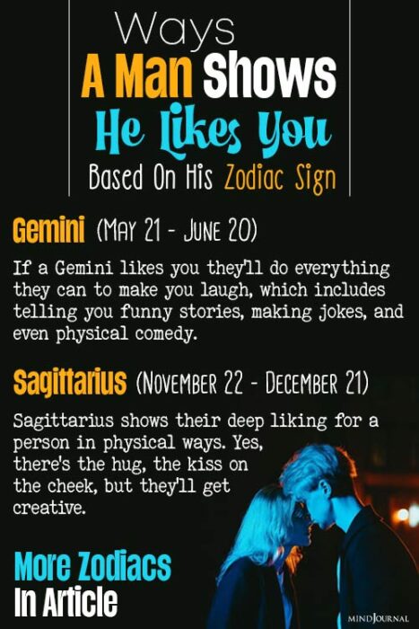 Cosmic Clues: Decoding The Unusual Ways A Zodiac Man Shows He Likes You