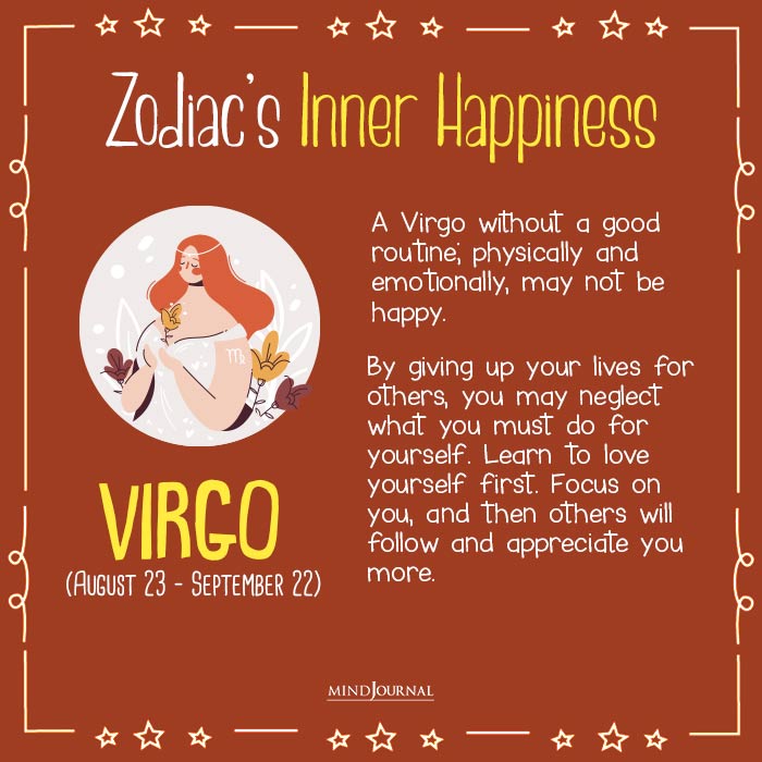 inner happiness Virgo