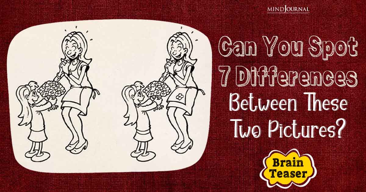 Ultimate Quiz For Mothers Day: Can You Spot The 7 Differences In The Pictures?
