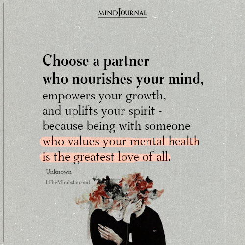 Choose A Partner Who Nourishes Your Mind
