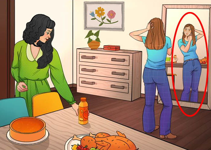 Find The Mistake In The Picture of Girls Dining Room answer