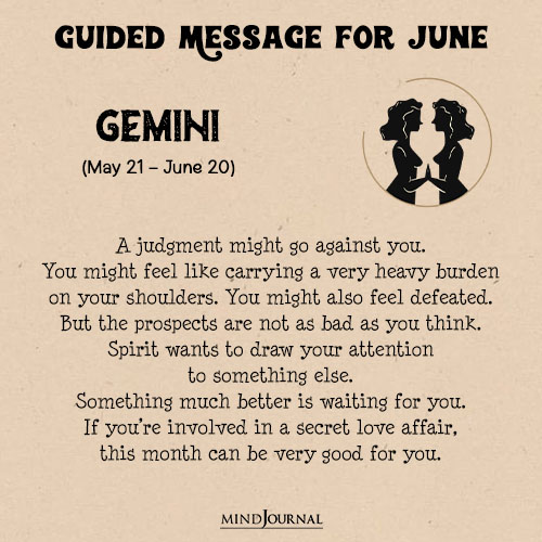 Gemini A judgment might go against you
