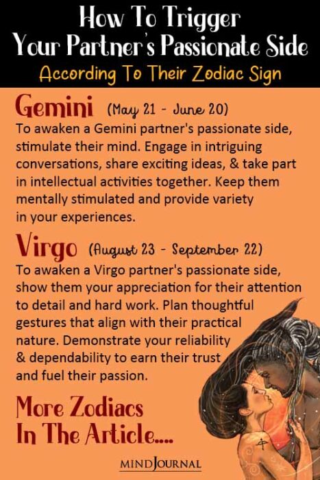 How To Trigger Your Partners Passionate Side According to Their Zodiac Sign detail pin