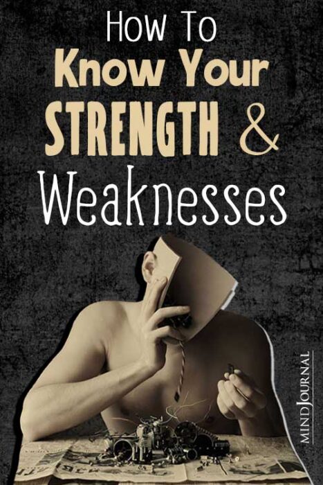 how to know your weaknesses
