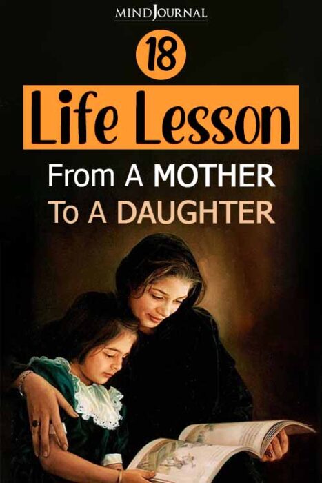 life lessons from mom to daughter
